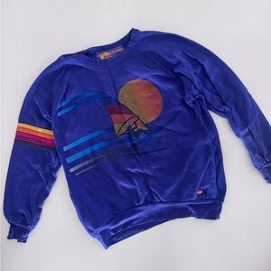 Vintage Aviator Nation windsurfer crewneck with pockets